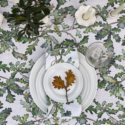 Oak Leaf Table Cloth from Take a Little Thyme